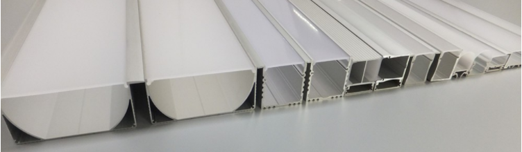 Aluminum LED Profile for stair, stair alu LED Extrusion with led strip