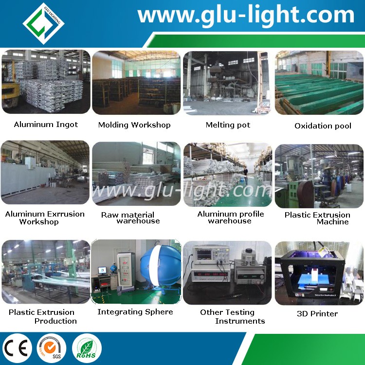 surface mounted aluminum led channel/alu profile heat sink for led tape
