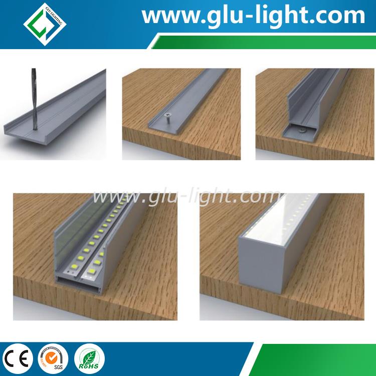 surface mounted aluminum led channel/alu profile heat sink for led tape