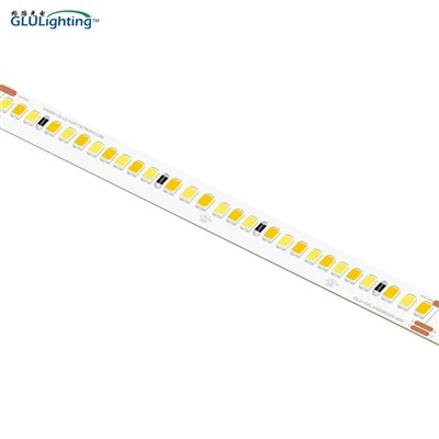 CRI Għoli 2835 Bi-Istrixxa tal-kulur 224leds/m 48V Għoli Effiċjenza tad-Dawl Elenkat UL