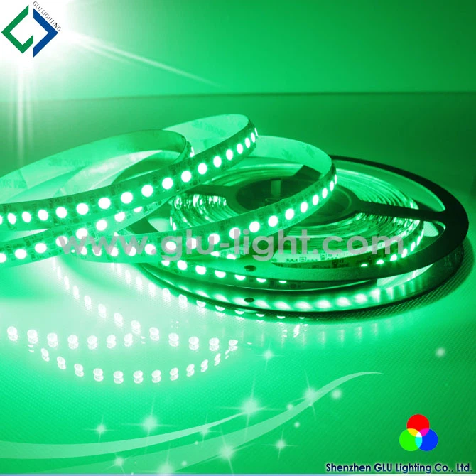12V/24V madeinchinasuper high quality 120leds/m single row rgb flex led strip 