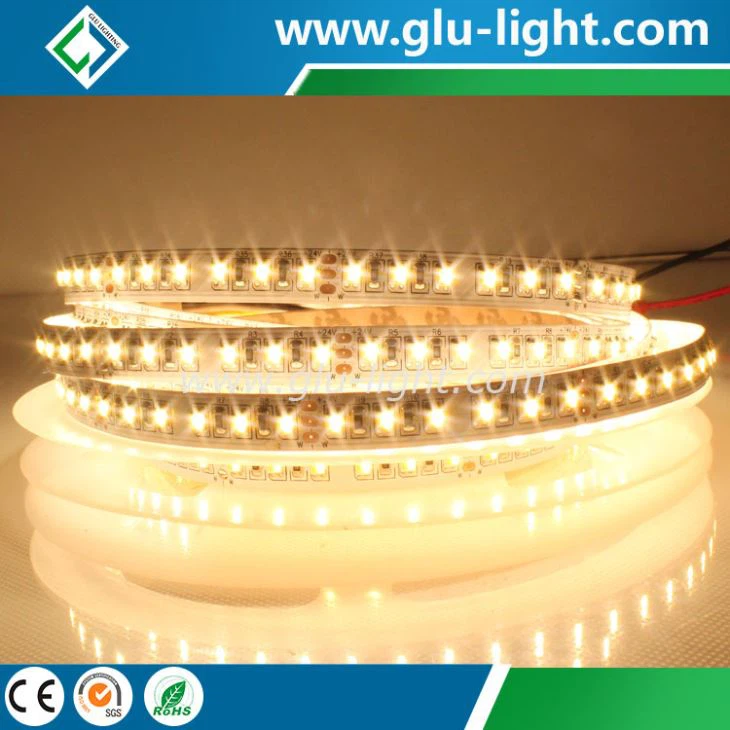 10mm 12V/24V high CRI 2 chips in 1 dual color CRI90 2835 CCT flex led strip