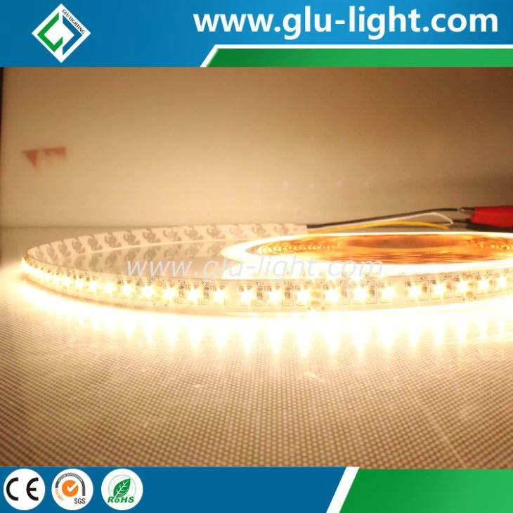 12/24V High brightness high CRI Ra90 2835 2 chips in 1 dual color led strip 